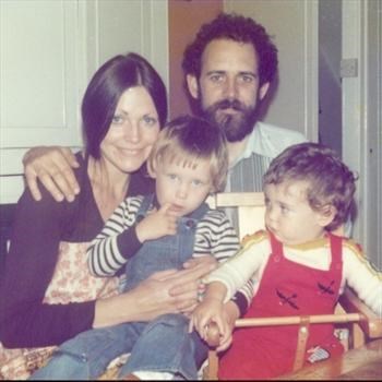1979 - Cathy with Ken, Rob and Andrew
