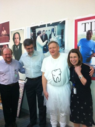 Visit from the Tooth Fairy celebrating Bob's Retirement from P&G