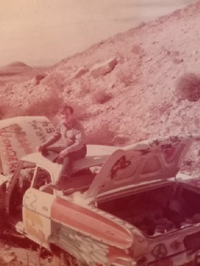 Exploring the west Texas desert with Bob in 1973