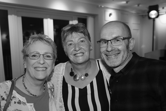 Lesley, Olwyn & Alan @ Rebecca's 40th