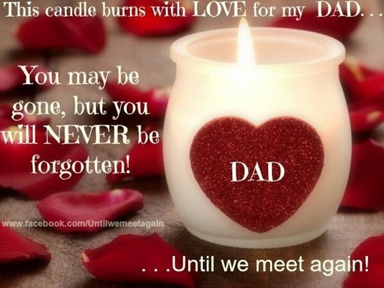 In loving memory of my father X
