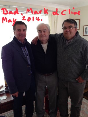 Dad with his two sons. May 2014