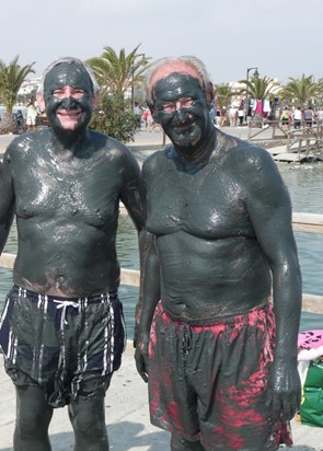 The mud beauty treatment didn't work! Spain 2011. 