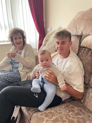 Granny and her two lovely grandsons 