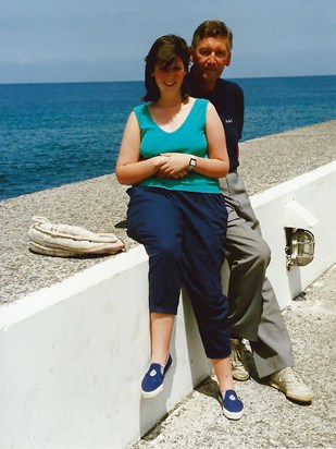 John and Holly in Tenerife