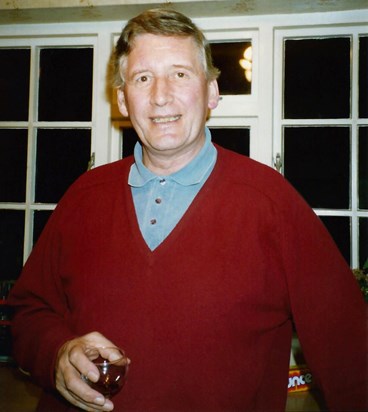 John having a drink in 1994