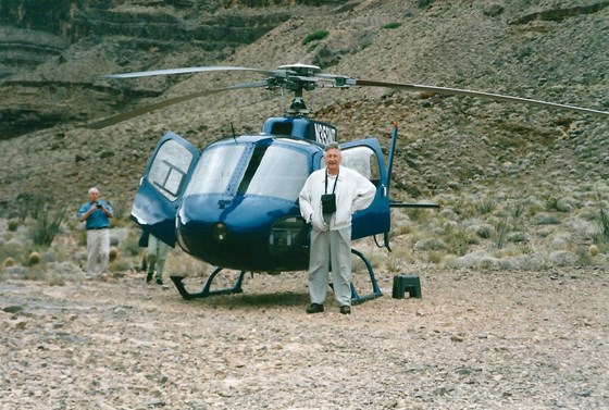 John on Grand Canyon tour in 1999