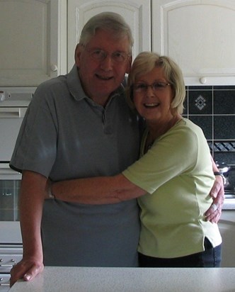 Mum and John - always having a joke and giggling together