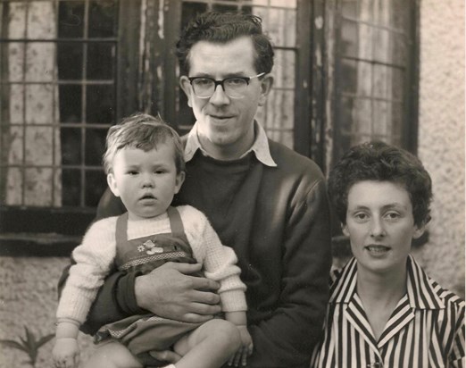 John with his family