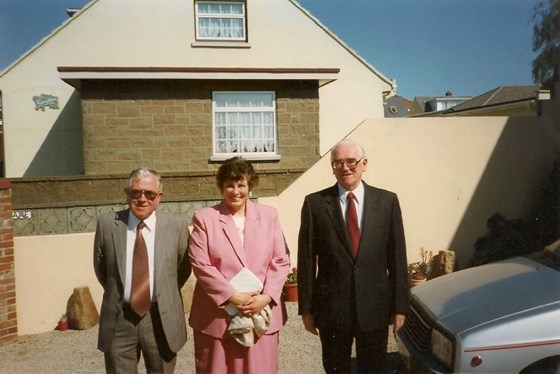 John with his brother