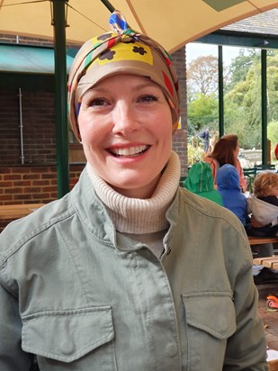 Superwoman, radiant and beautiful after 6 rounds of chemo