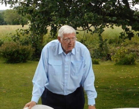 Dad, probably doing what he did very well here, asking everyone what they wanted to drink!