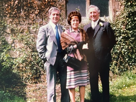 Uncle George, Mum and Uncle Terry
