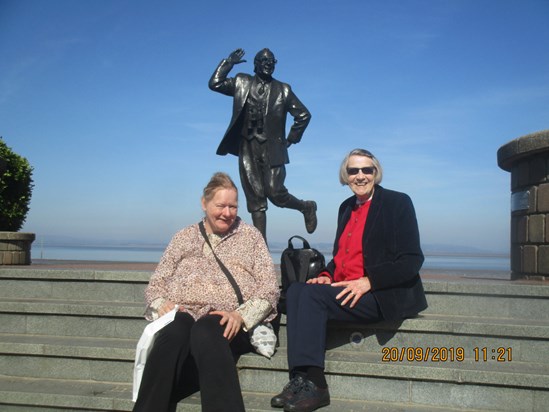 Jane and Mum in Morecombe