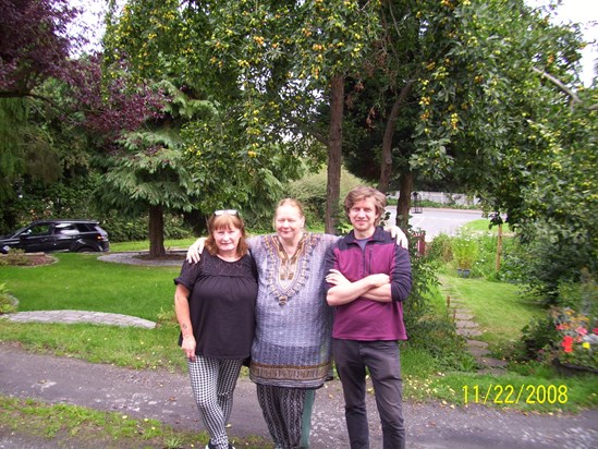 Jane with Kathy and Aron