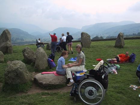 Hill walking, Calvert Trust, Lake District 2002