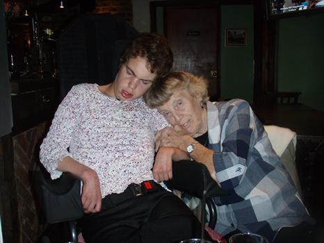 Nanna and me - Tired out 2008