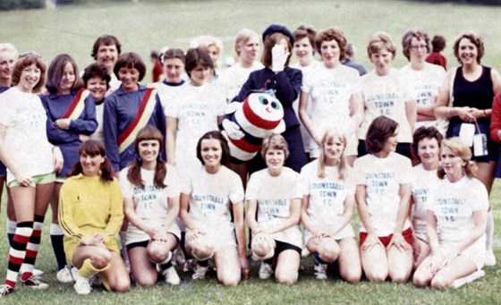 Britannia Airways Legs Eleven Football team coached by Barry Fry