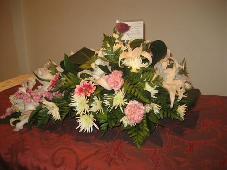 Flowers from Patricia and children