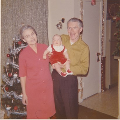 Roy and Yvonne Dowd with me when I was just a baby