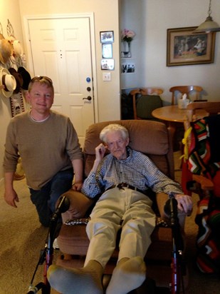 Dustin & Grandpa  November 2013