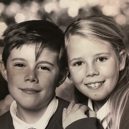 Two of Curt's Children - Olivia & Harrison 2018