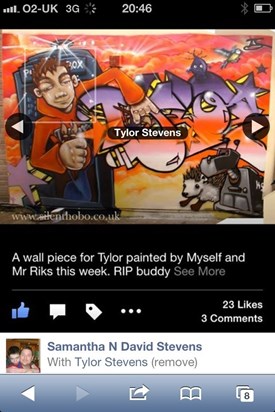 Tylors wall complete , "Like Ty more than I could of hoped for"