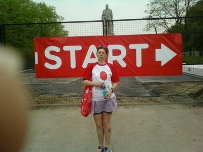 before London marathon