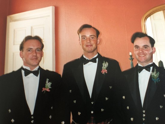 The handsome boys together!  (Nearly 25 years ago!)