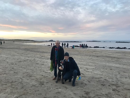 Harry  M-S  and Fraser at North Berwick 