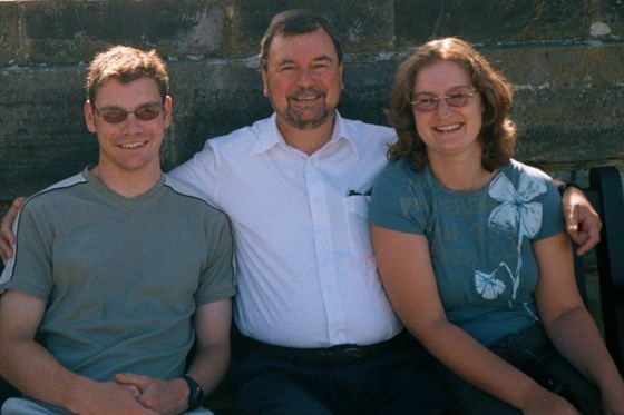 Dad, Stephen and I at Hever Castle