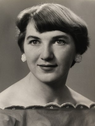 Margaret on her 21st Birthday November 1958