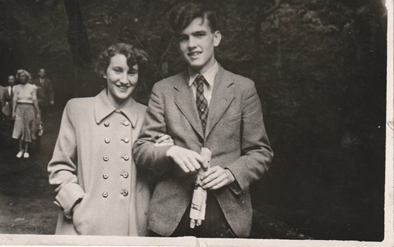 A young mum and dad at Hardcastle Crags