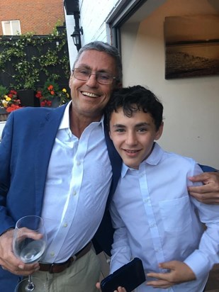 Garry and his beloved son Oliver ??