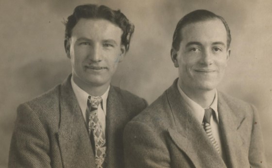 John & Jimmy Cheshire February 1949