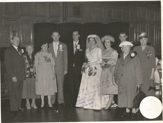 John & Joyce's Wedding Day - 26 December 1959