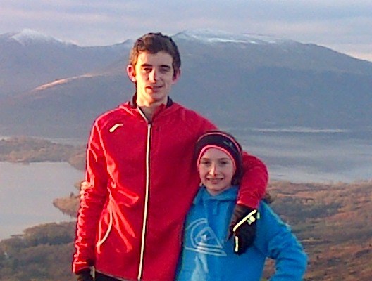 Christmas day 2014 Conic Hill above Loch Lomond