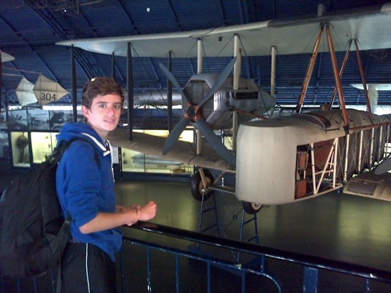 Owen and the aeroplane