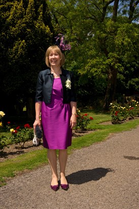 Happy at Rebecca and Matt's Wedding