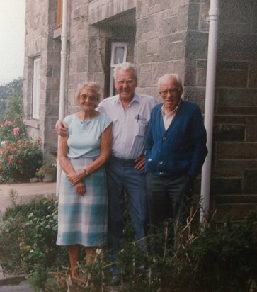 Cilla with Pat (her brother in law) and Bill her husband xxx