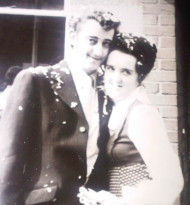 Mum & Dad on their wedding day 18th March 1972