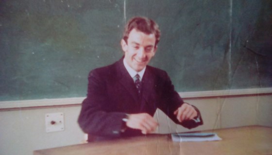 Aylesbury... Inspiring teacher at his first teaching post.