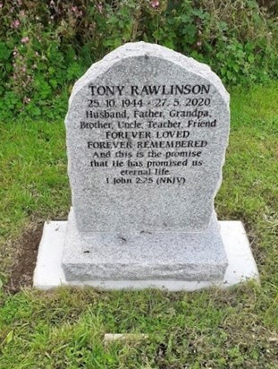 Tony Rawlinson Headstone