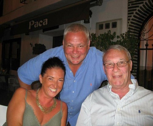 Angela, Ralphie and Pops. Spain 2012