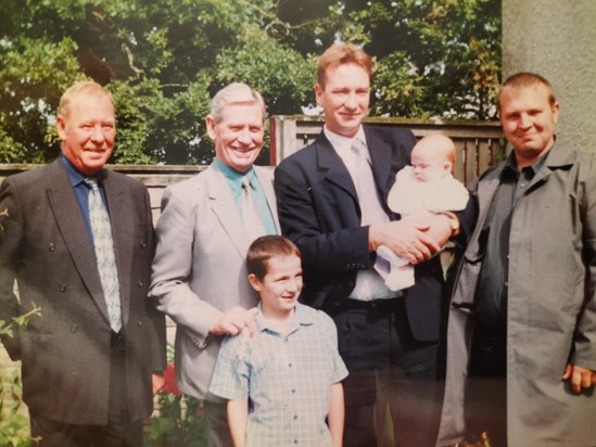 The McQuarrie men in 2001