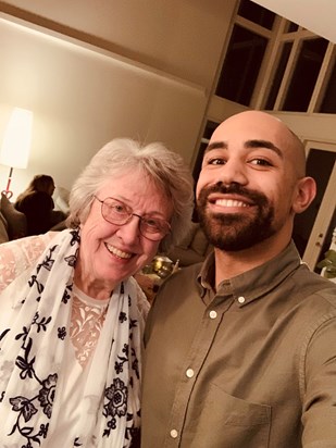 Pauline and her Grandson Alexander.