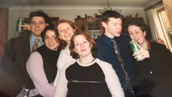 Fraser, Dave, Claire, Jenny, Frances, Tori. 1999