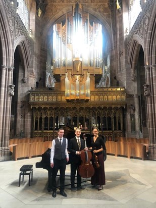 The Witchell Trio, Manchester Cathedral, September 2019