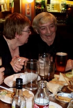 Jerry and his eldest sister Catherine in London celebrating his sister Betty’s 60th birthday 