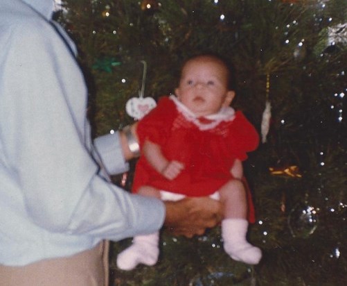 Kellie's 1st Christmas 1986 